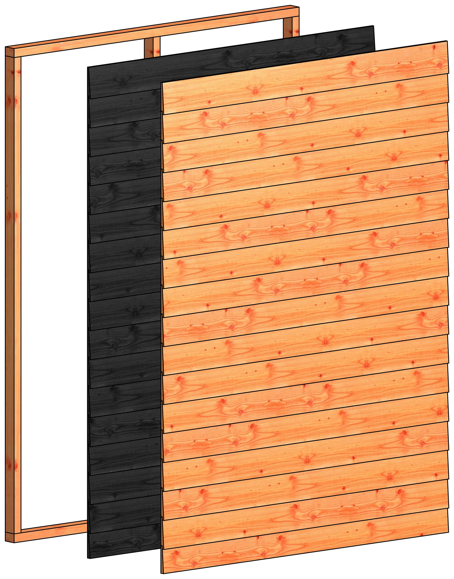 Trendhout | Regelpakket B | Wandmodule potdekselplanken - Afbeelding 1